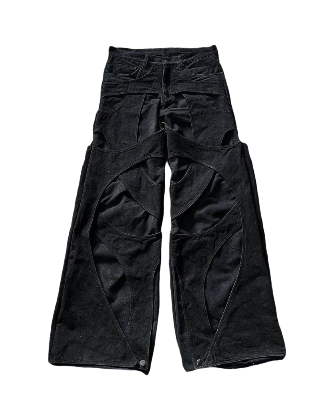 All the pockets - distressed baggy jeans with multiple pockets